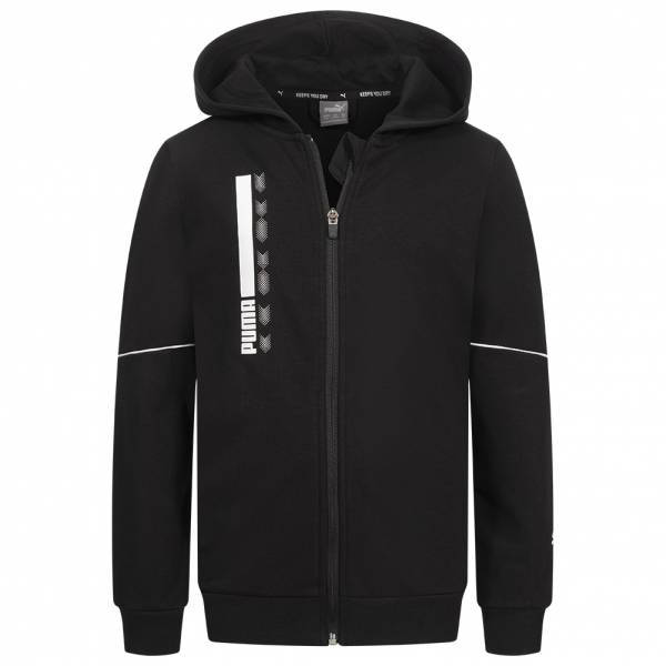 PUMA Active Sports Full-Zip Niño Sudadera con capucha 670075-01