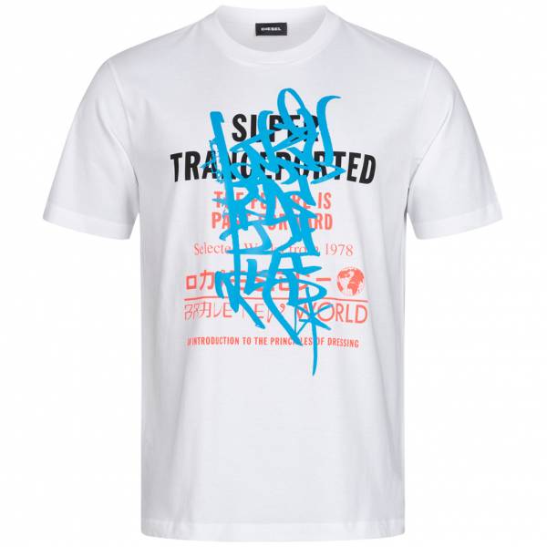 Diesel T-Just-YD Hommes T-shirt 00SNSU 0PATI 100
