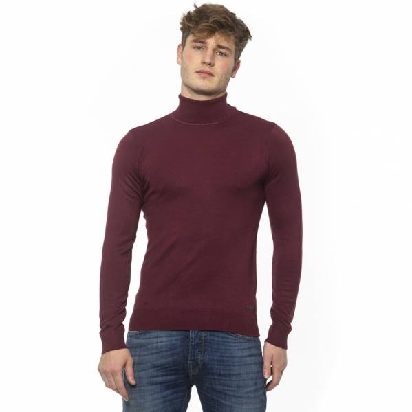 19V69 Versace 1969 Hommes Pull en laine avec col roulé 0006BORDE