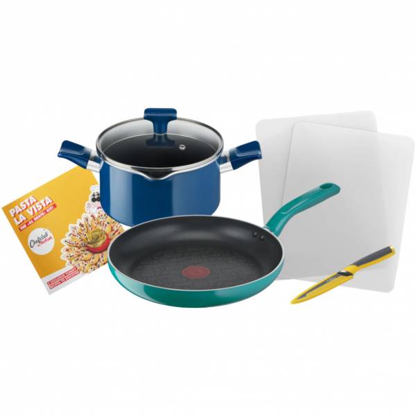Tefal x Chefclub Pasta La Vista Cookware-Set 6-piece G804S404