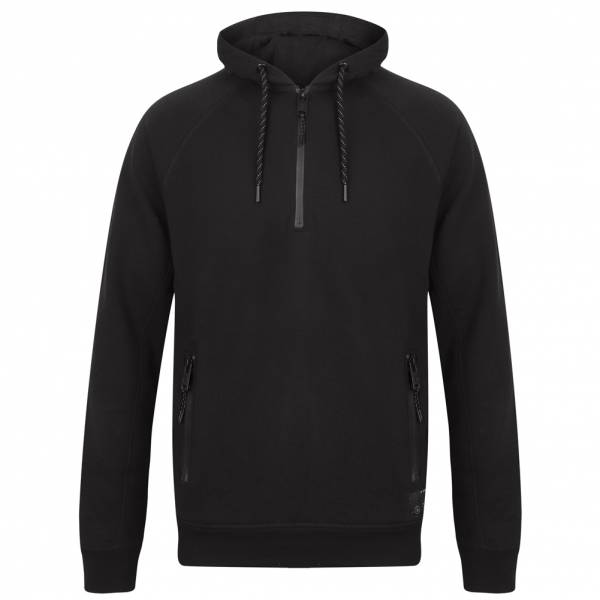 DNM Dissident Kabe Loop Back Fleece Hoodie Herren Sweatshirt 1D10561 Black