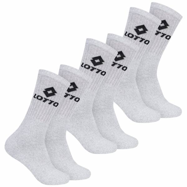 Lotto Sportsocken Unisex 3 Paar grau MSKZ10029-Grey