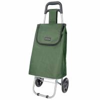 VERTICAL STUDIO carrito de compra plegable 35 L verde oscuro