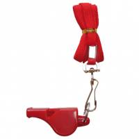 Zeus Football Referee Whistle red