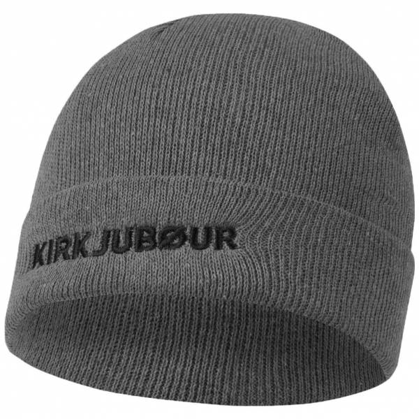 KIRKJUBØUR® "Nivis" Beanie Wintermütze grau