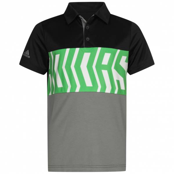 adidas Print Colorblock Jungen Golf Polo-Shirt H38824