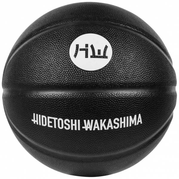 HIDETOSHI WAKASHIMA &quot;All Black&quot; Design Premium Ballon de basket noir