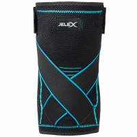 JELEX Knee Kompressions Kniebandage schwarz blau