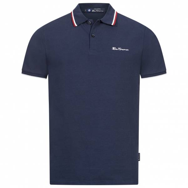BEN SHERMAN Twin Tipped Hommes Polo 0076270NR-BLEU MARINE FONCÉ