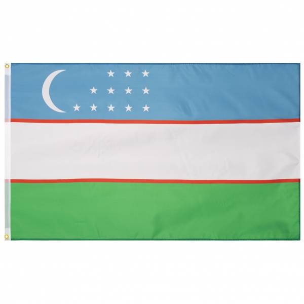 Uzbekistan Flag MUWO &quot;Nations Together&quot; 90 x 150 cm