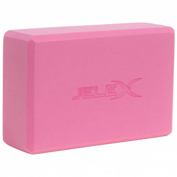 JELEX Relax Bloc de yoga et de fitness rose