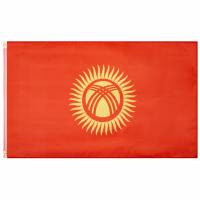 Kirgistan / Kirgisien Flagge MUWO 