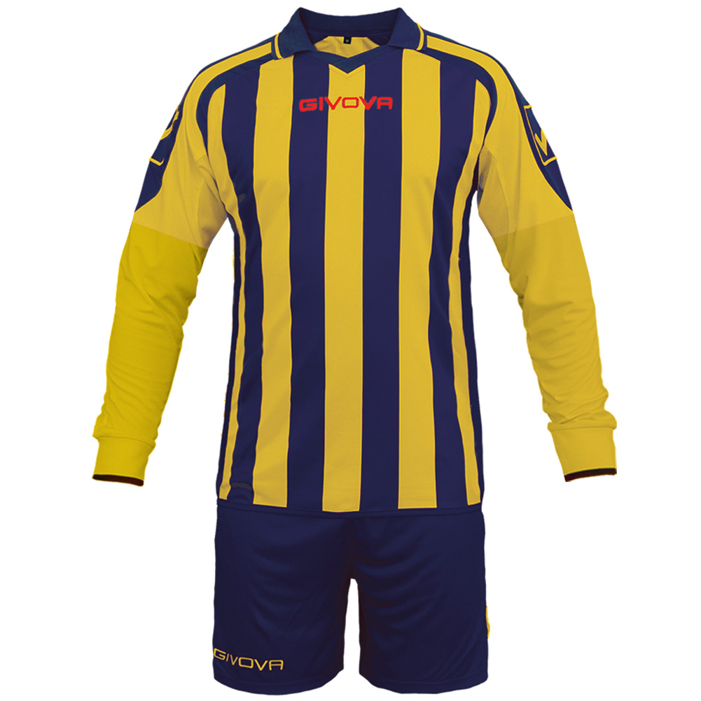 Givova Kit Rumor Fußball Set Langarm Trikot + Short KITC25 0407 Givova Kit Rumor Fußball Set Langarm Trikot + Short KITC25 0407
