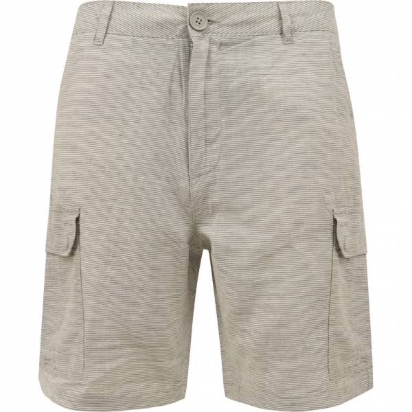 Tokyo Laundry Zackery Hombre Pantalones cortos cargo 1G14410 Gris Blanco