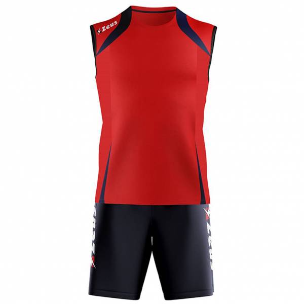 Zeus Kit Fly Uomo Sport Kit da calcio 2 pezzi rosso-blu 805156504