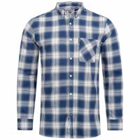 Lambretta Hombre Retro Premium Camisa de manga larga LG2113-B / W