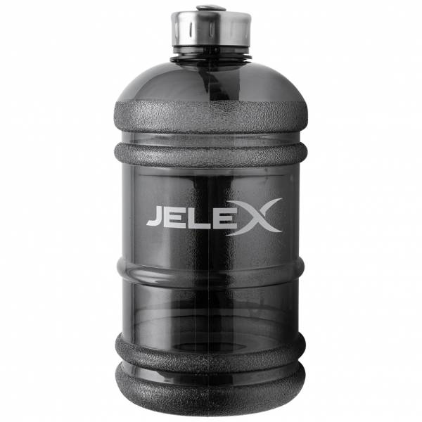 JELEX XXL Pott Fitness Trainings Trinkflasche 2,2l schwarz