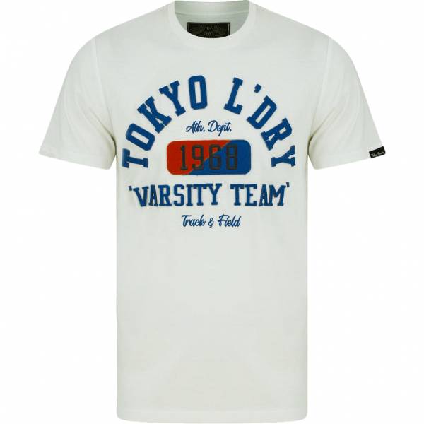 Tokyo Laundry Varsity Teams Heren T-shirt 1C18206 Sneeuwwitje