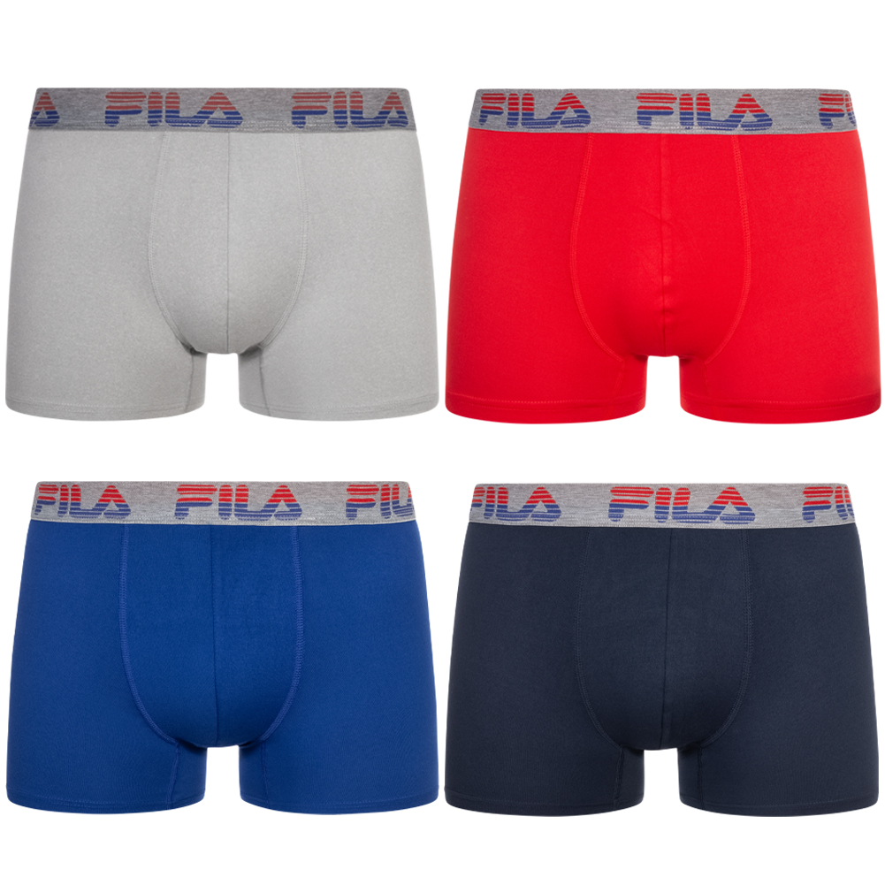 FILA Men Boxer Shorts Pack of 4 FM412BXPB7-400 | SportSpar.com