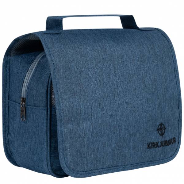 KIRKJUBØUR® &quot;Rejser&quot; Outdoor Wash Bag to hang up navy