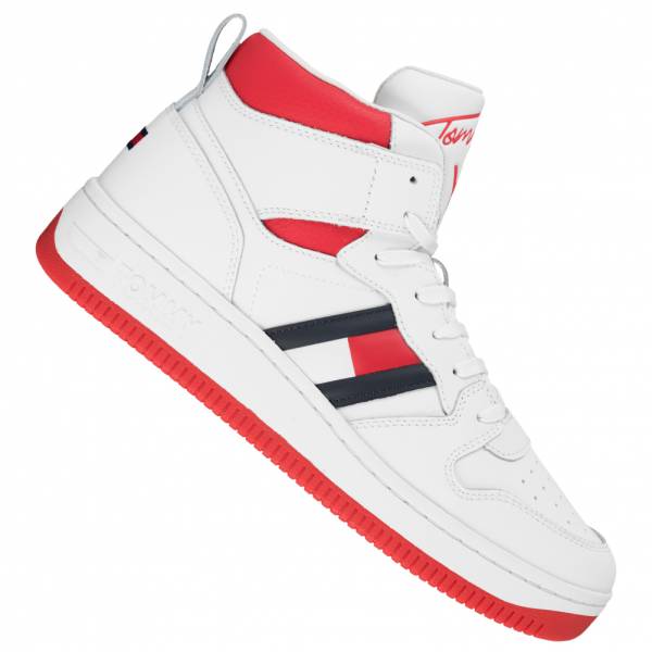Tommy Hilfiger Jeans Basket Cupsole Hommes Sneakers en cuir EM0EM00811YBL