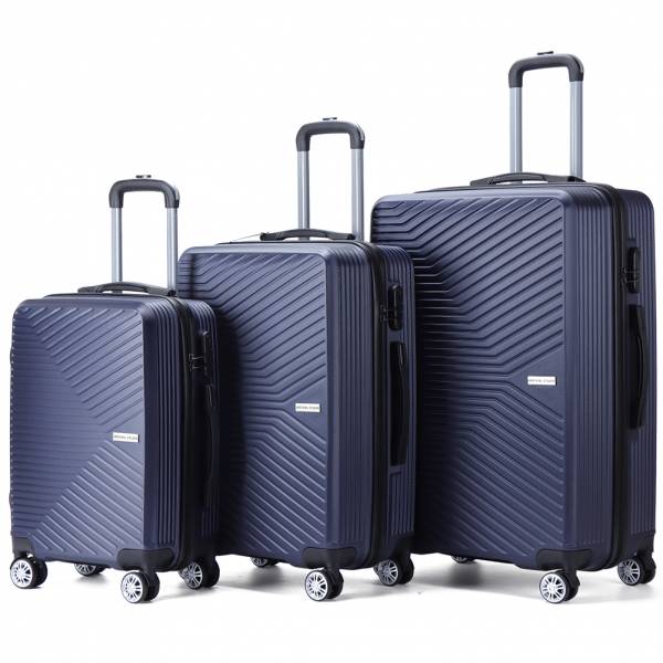 VERTICAL STUDIO &quot;Alesund&quot; 20&quot; 24&quot; 28&quot; Koffer 3-er Set navy