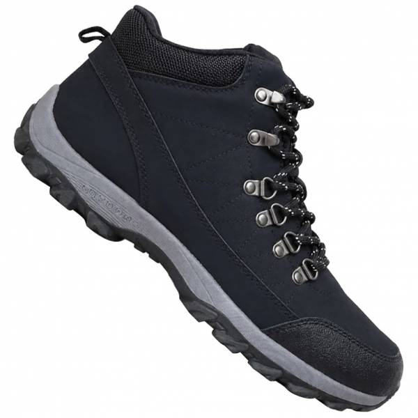 URBAN TERRITORY Black Lace Hiker Boot Men Walking Shoes 58632