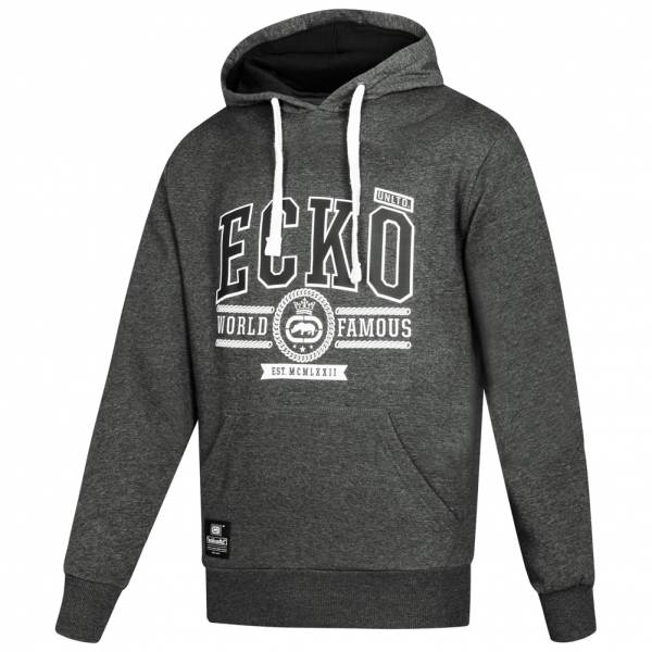 Ecko Unltd. Viper Hoody Uomo Felpa con cappuccio ESK4495 Dark Grey Marl