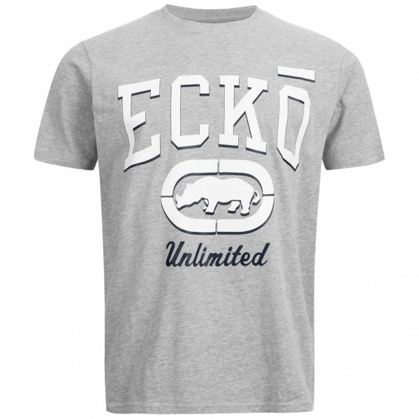 Ecko Unltd. Saiya Hombre Camiseta ESK04748 Gris jaspeado