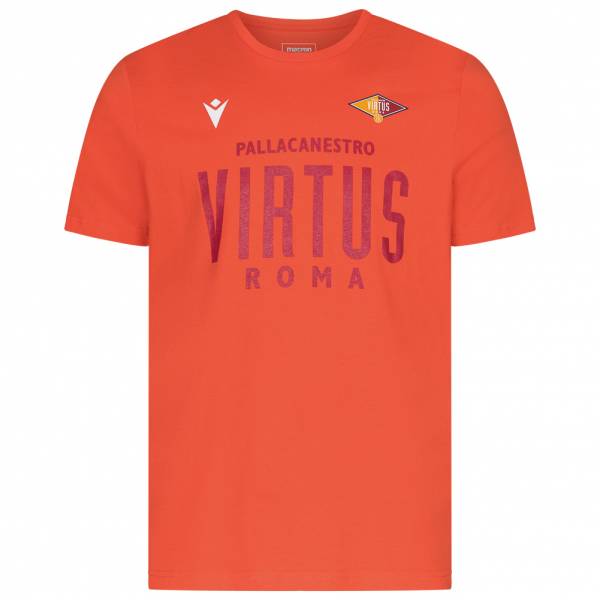 Virtus Roma macron Mężczyźni T-shirt z motywem koszykarskim 58533061