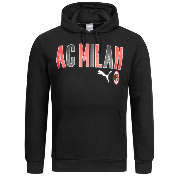 A.C. Milan PUMA ftblCore Wording Hombre Sudadera con capucha 758255-04