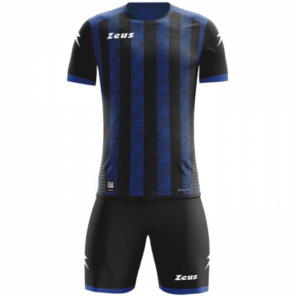 Zeus Icon Teamwear Set Jersey with Shorts black royal blue