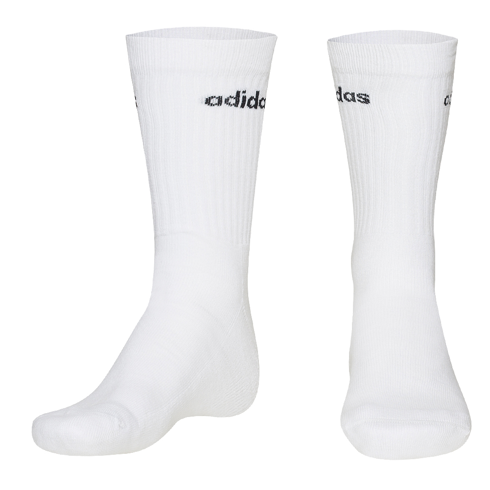 adidas Basic Crew Herren Übergröße Socken 3 Paar CF3388 | SportSpar