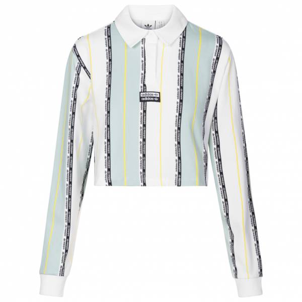 adidas Originals Crop Damen Langarm Polo-Shirt FM2459