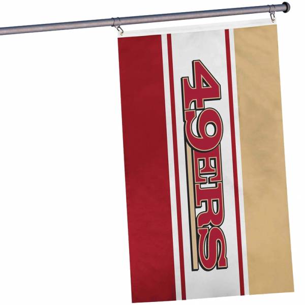 49ers de San Francisco NFL Drapeau horizontal pour supporters FLGNFHRZTLSF