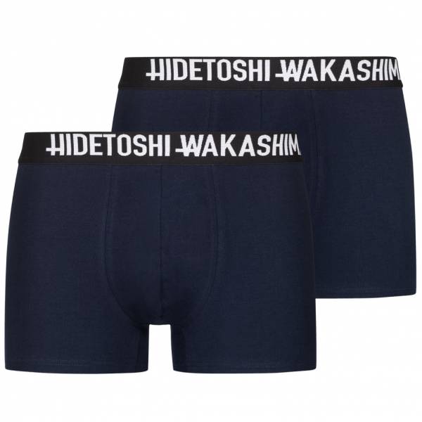 HIDETOSHI WAKASHIMA "Sapporo" Men Boxer Shorts Pack of 2 navy