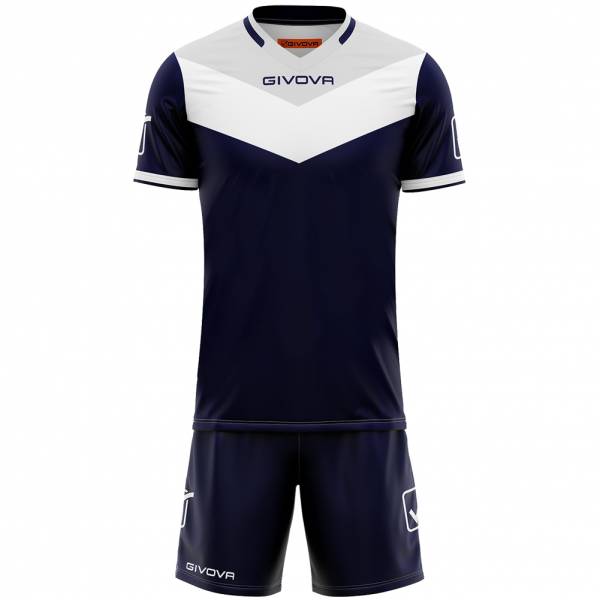 Givova Kit Campo Zestaw Koszulka + Szorty granatowy / szary