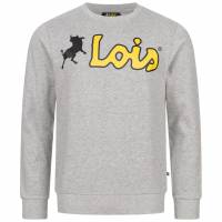 Lois Jeans Big Logo Herren Sweatshirt 3E-LSSRNM-BL-Light Grey