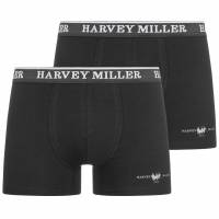 Harvey Miller Polo Club Herren Boxershorts 2er Pack HRM4394 Black