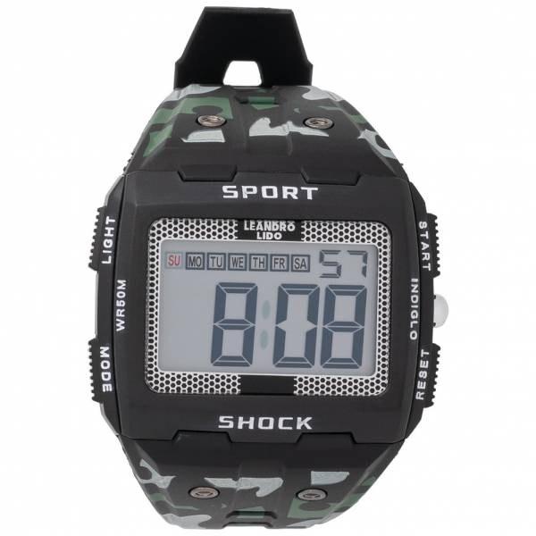 LEANDRO LIDO &quot;Sterpeto&quot; Unisex Reloj deportivo camuflaje