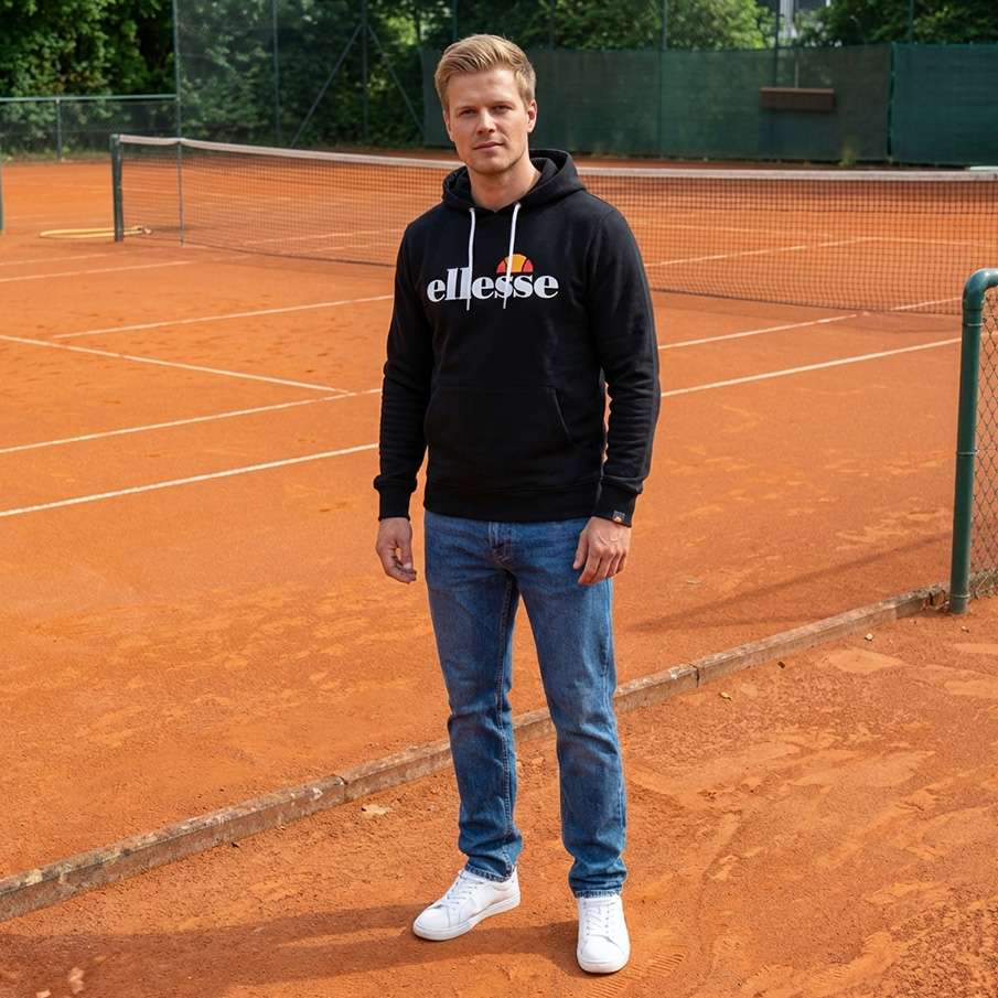 ellesse Monesiglio Hoody Men Hoodie SOP23865-Black | SportSpar.com