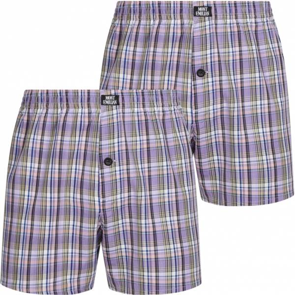 MONT EMILIAN &quot;Nantes&quot; Uomo americana Boxer Set da 2 viola