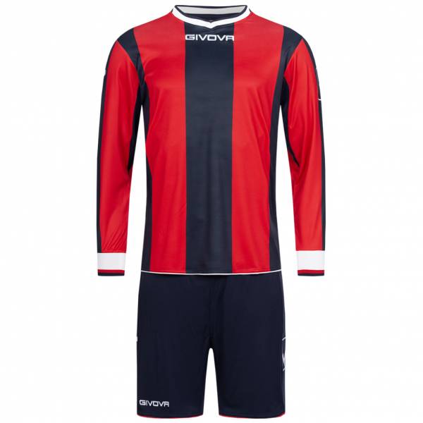 Givova Kit Line Fußball Set Langarm Trikot + Short KITC27-0412