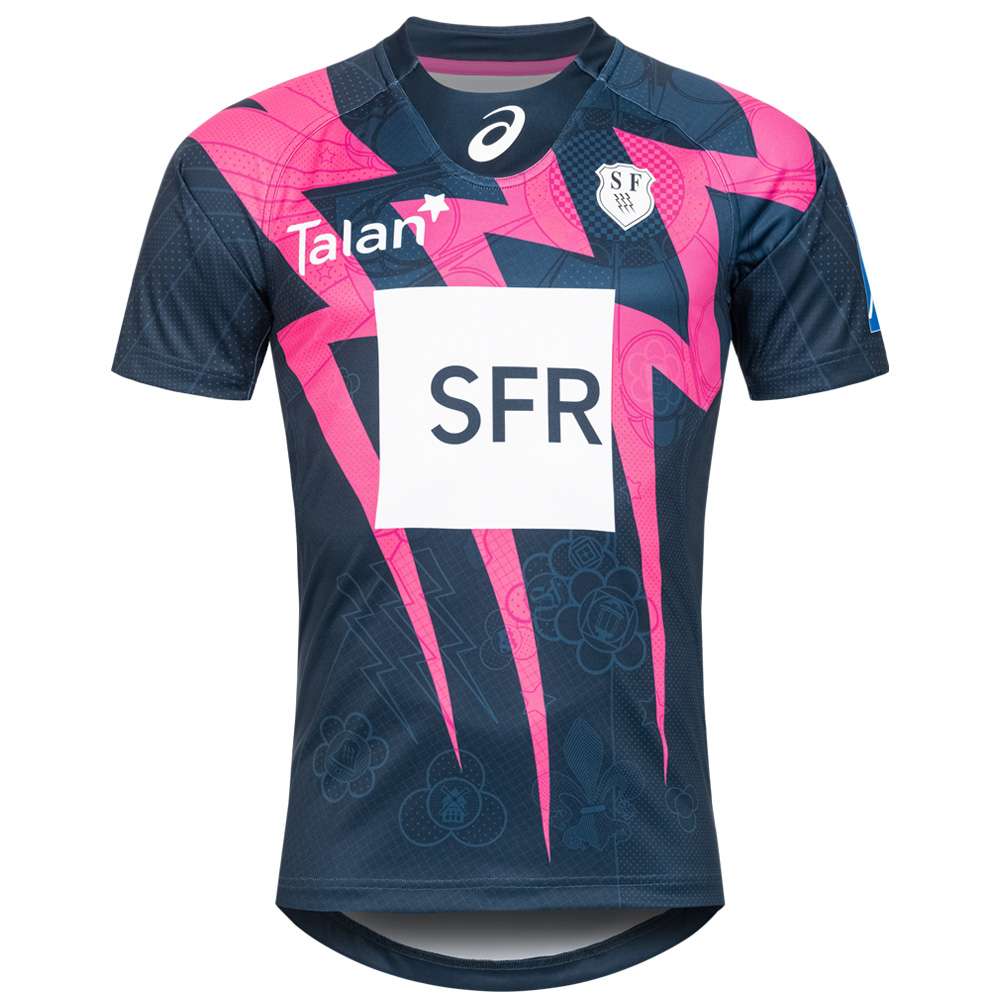 Stade Francais ASICS Rugby Herren Match Pro Trikot 131160RF8124 SportSpar