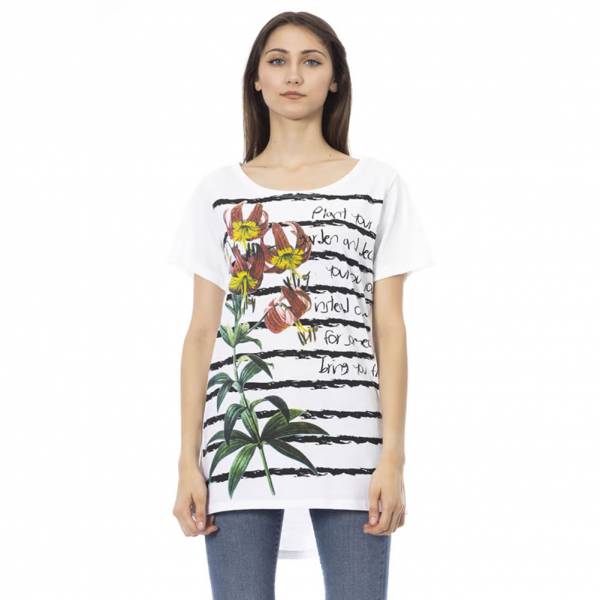 TRUSSARDI Action Mujer Camiseta Blanco 2BT04A001
