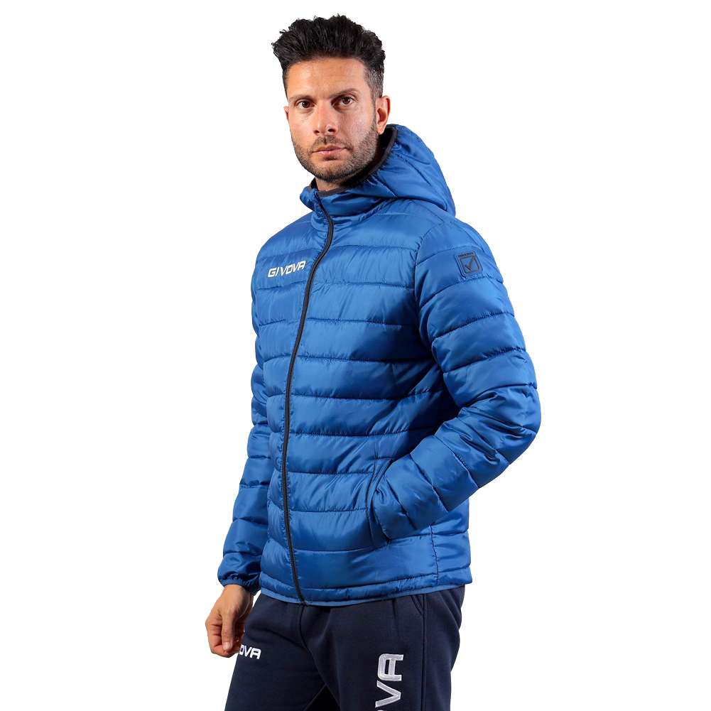 Givova Veste De Pluie "Rain Scudo" Bleu Marine / Jaune