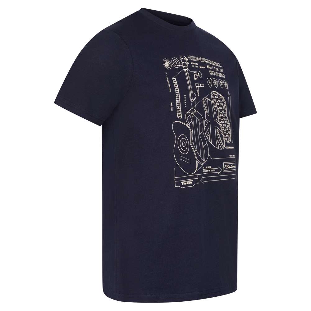 BEN SHERMAN Exploded Guitar Herren T-Shirt 0075606-035 | SportSpar