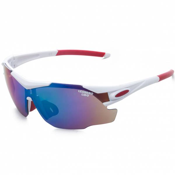 LEANDRO LIDO Challenger One Sports Sunglasses white/colored