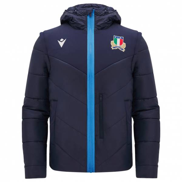 Italien FIR Rugby macron Herren Winterjacke + Weste 2-in-1 70002839