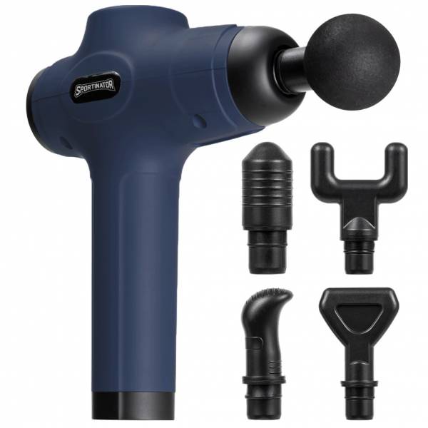 SPORTINATOR "Level Up" Pistola massaggio compresi gli accessori blu